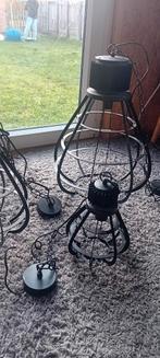 3 Industriële Hanglampen voor boven de Eettafel, Huis en Inrichting, Lampen | Overige, Ophalen, Gebruikt, Industrieel