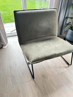 XL Lounge fauteuil olijfgroen microleder, Huis en Inrichting, Ophalen, Minder dan 75 cm, Zo goed als nieuw, 75 tot 100 cm