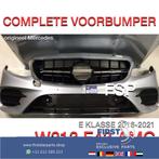 W213 AMG E43 E53 VOORBUMPER Mercedes E Klasse 2016-2021 ZILV, Gebruikt, -, Voor, Ophalen of Verzenden