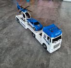 Politie Transport Truck met Auto en Helikopter, Ophalen, Zo goed als nieuw