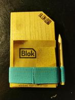 Bloknoot / houten 'schrijfblok' pocket size, Diversen, Schrijfwaren, Nieuw, Ophalen of Verzenden