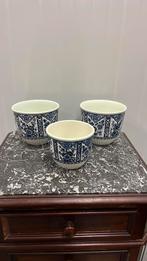 Set bloempotten Boch Delfts Blauw m14 en M12, Antiek en Kunst, Antiek | Servies los, Ophalen of Verzenden