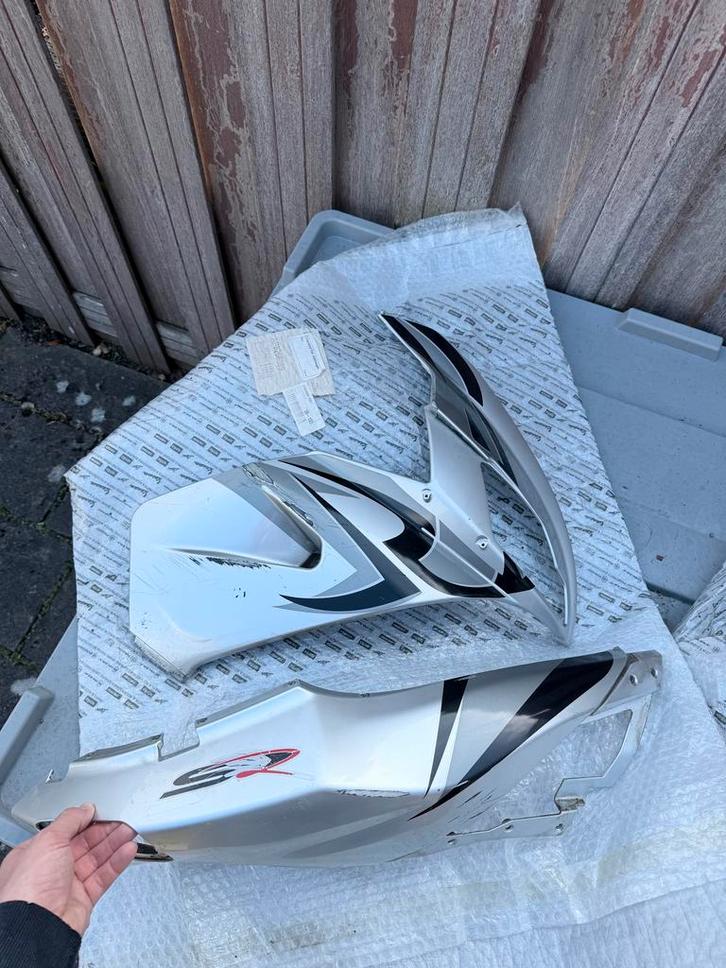 Aprilia SR 50 R grijze kappen - opknapper, Fietsen en Brommers, Brommeronderdelen | Scooters, Gebruikt, Aprilia, Kap, Ophalen