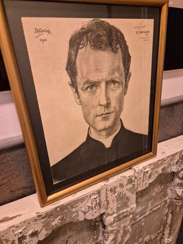 Jan Toorop Litho 1910 - Portret Charles Raaymakers beschikbaar voor biedingen