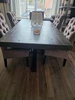 Industriële/landelijke eettafel 180cm, Huis en Inrichting, Ophalen, Gebruikt, 50 tot 100 cm, 150 tot 200 cm
