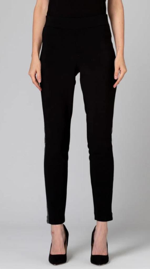 Joseph Ribkoff prachtig glitter/zwarte chique broek mt 50, Kleding | Dames, Grote Maten, Nieuw, Broek of Spijkerbroek, Zwart, Ophalen of Verzenden