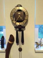 WARMINK eiken wandklok, Huis en Inrichting, Woonaccessoires | Klokken, Ophalen of Verzenden, Gebruikt, Analoog, Wandklok