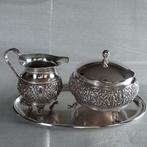 Roomstel Douwe Egberts zwaar verzilverd gemerkt, Ophalen