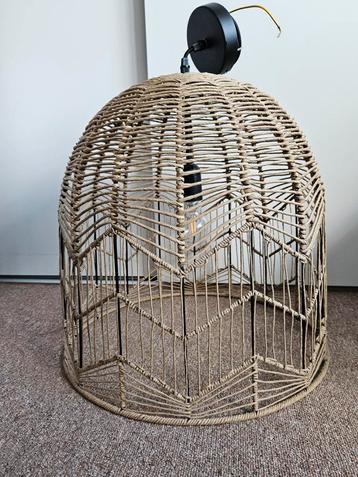 Hanglamp 45 cm gevlochten jute beschikbaar voor biedingen