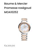 NIEUW BAUME et MERCIER DAMES HORLOGE PROMESSE DIAMOND -45%, Wilms, Nieuw, Ophalen of Verzenden, Info@houseofcoco.nl