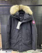 Canada goose parka echt bont wit en zwart, Ophalen, Nieuw