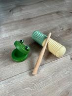 Guiro shaker & castagnette hout, Ophalen of Verzenden, Zo goed als nieuw