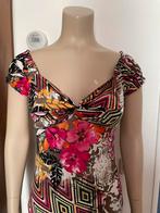 Jurk lady lol roze wit zwart gekleurd bloemen nieuw 36 S, Lady lol, Nieuw, Ophalen of Verzenden, Roze