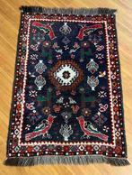 Vintage handgeknoopte Perzisch Tapijt 112/77, Crème, Gebruikt, 50 tot 100 cm, 100 tot 150 cm