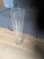 Elegante glazen vaas, Huis en Inrichting, Overige kleuren, 50 tot 75 cm, Ophalen of Verzenden, Glas