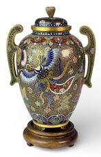 Cloisonné emaille vaas Japan, Meiji, Ophalen of Verzenden
