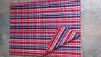 Lap ruit, rood, wit, blauw, Blauw, 120 cm of meer, Ophalen of Verzenden, Zo goed als nieuw