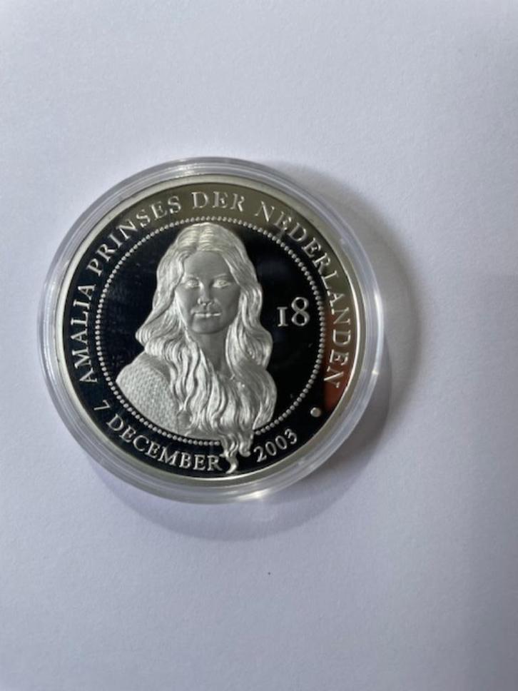 Amalia Prinses der Nederlanden 7 december 2003 18 jaar, Verzamelen, Koninklijk Huis en Royalty, Nieuw, Overige typen, Nederland