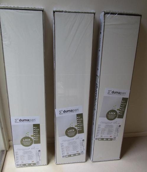 DUMAPLAST Wandbekleding Dumapan Lock wit 1200x250x10 mm, Doe-het-zelf en Verbouw, Platen en Panelen, Nieuw, Overige materialen