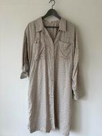 Lange beige blouse/tuniek met zwarte stippen maat 42, Kleding | Dames, Blouses en Tunieken, Ophalen of Verzenden, Zo goed als nieuw
