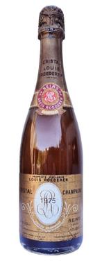 Cristal Champagnefles Louis Roederer 1975, Verzamelen, Wijnen, Frankrijk, Nieuw, Ophalen of Verzenden, Champagne