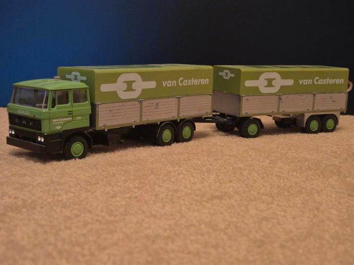 Lioncar | DAF 2800 | van Casteren Tilburg, Hobby en Vrije tijd, Modelauto's | 1:50, Zo goed als nieuw, Bus of Vrachtwagen, Lion Toys