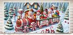 Heel groot decordoek kerst winter 4 meter breed 2 hoog, Diversen, Kerst, Ophalen of Verzenden