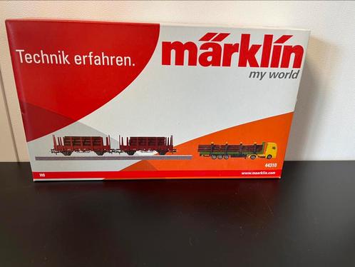Märklin 44310 H0 set wagens “Bosbouw” in OVP, Hobby en Vrije tijd, Modeltreinen | H0, Zo goed als nieuw, Wagon, Wisselstroom, Märklin