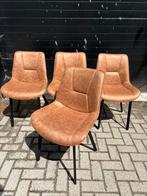 Nieuwe eetkamerstoelen cognac kunstleder, Ophalen of Verzenden, Nieuw, Bruin