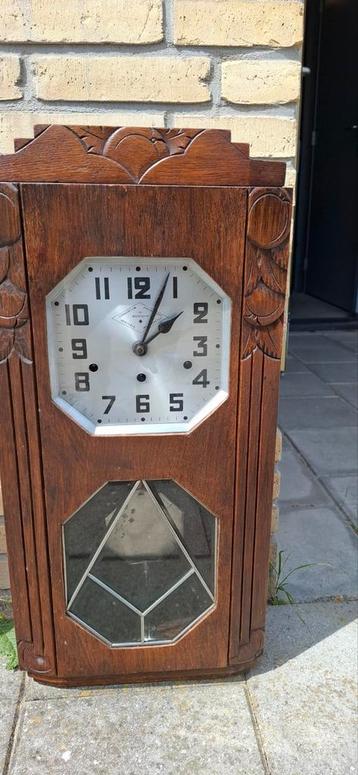 Art deco hangklok bimbammer grootmoederstijd beschikbaar voor biedingen