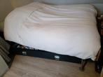 Heerlijk stoer bed +lattenbodem+schoondikmatras+kastje, Grijs, 180 cm, Zo goed als nieuw, Ophalen