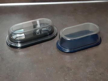 Tupperware doorzichtige botervloot zwart beschikbaar voor biedingen