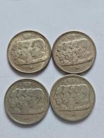 4 Zilveren Belgische 100 Frank munten, Setje, Zilver, Ophalen of Verzenden, Zilver
