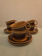 Vintage Pruszkow Kop en Schotel Set (6), Huis en Inrichting, Ophalen of Verzenden, Zo goed als nieuw, Overige stijlen, Kop(pen) en/of Schotel(s)