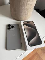 Apple Iphone 15 pro natural titanium 128GB, Telecommunicatie, Ophalen of Verzenden, Zo goed als nieuw