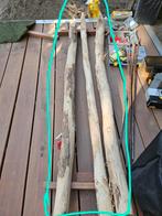 5 Robinia palen250 cm lang, diam. 10-12 cm 
geschild gepunt, Tuin en Terras, Ophalen, Nieuw, 250 cm of meer, Palen