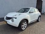 Nissan Juke 1.6 Acenta Automaat - Trekhaak, Auto's, Nissan, Euro 5, 4 cilinders, Parkeersensor, Wit