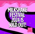 Milkshake Tickets 2x zaterdag 2x zondag, Twee personen