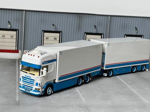 WSI Scania 6-asser combi, Hobby en Vrije tijd, Modelauto's | 1:50, Gebruikt, Bus of Vrachtwagen, Wsi, Ophalen of Verzenden