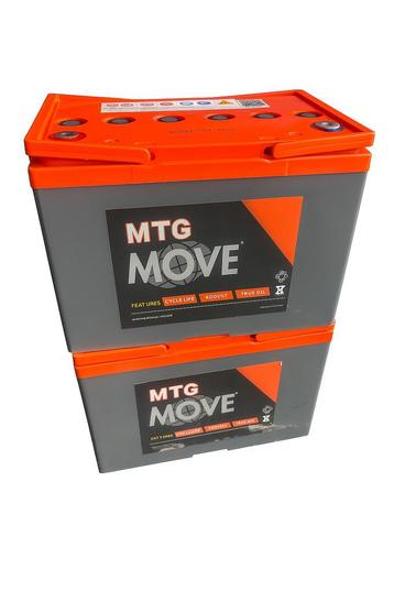 Set van 2  perfecte accus voor in de scootmobiel. beschikbaar voor biedingen