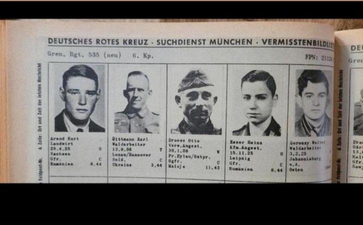 Deutsches Rotes Kreuz Vermisstenbildliste- 1BX- (Stalingrad), Verzamelen, Militaria | Tweede Wereldoorlog, Boek of Tijdschrift
