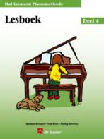 piano-Hal leonard pianomethode lesboek 4 + meespeel-cd-, Muziek en Instrumenten, Les of Cursus, Blues, Piano, Gebruikt