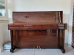 Joh. de Heer occasion piano mahonie hoogglans, Muziek en Instrumenten, Piano's, Ophalen, Zo goed als nieuw, Bruin, Hoogglans