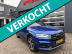 Audi Q5 55 TFSI e quattro Competition S-Line 367PK / Airsusp, Parkeercamera, 4 cilinders, Blauw, Leder en Stof