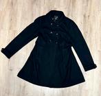 Zwarte gevoerde halflange  jas H&M maat 40, Kleding | Dames, Jassen | Winter, Maat 38/40 (M), H&M, Ophalen of Verzenden, Zo goed als nieuw