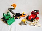 Technisch duplo toolo shovel racewagen rupsvoertuig, Kinderen en Baby's, Speelgoed | Duplo en Lego, Ophalen of Verzenden, Gebruikt