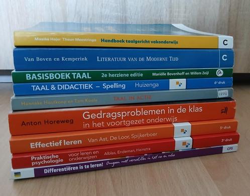 Studieboeken Leraar Nederlands en PDT Fontys Sittard (FLOS), Boeken, Studieboeken en Cursussen, Zo goed als nieuw, HBO, Alpha