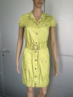 B498 Moschino: designer jurkje jurk Maat 36=S geel/groen, Geel, Zo goed als nieuw, Knielengte, Maat 36 (S)