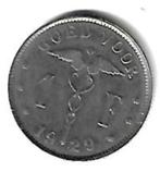 belguim 1 frank 1929 dutch vf+, Verzenden, Losse munt