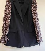 Nieuw colbert blazer zwart met tijgerprint maat M, Ophalen of Verzenden, Nieuw, Maat 38/40 (M), Zwart